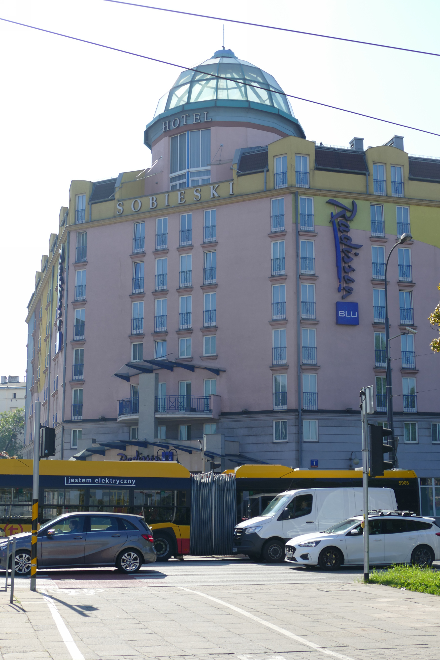 Zdjęcie architektury budynku Hotel Sobieski (obecnie Hotel Radisson Blu Sobieski)